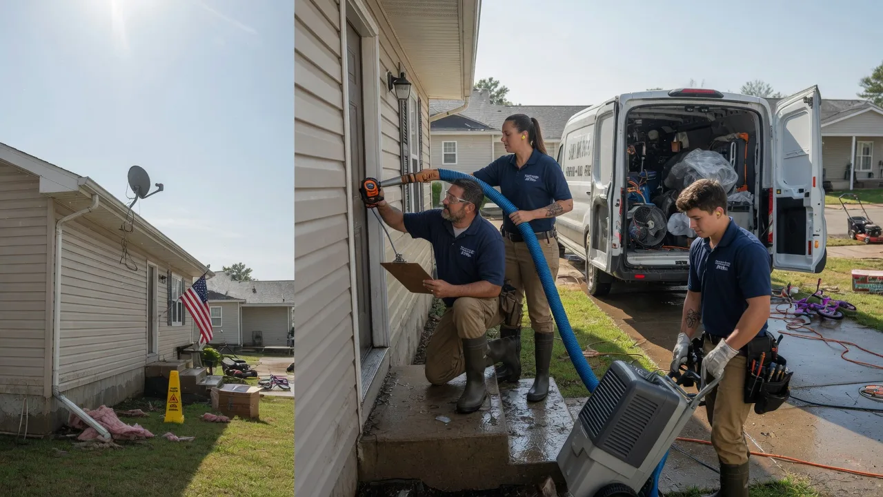 Ceiling Water Damage Restoration in Glandorf, OH near me